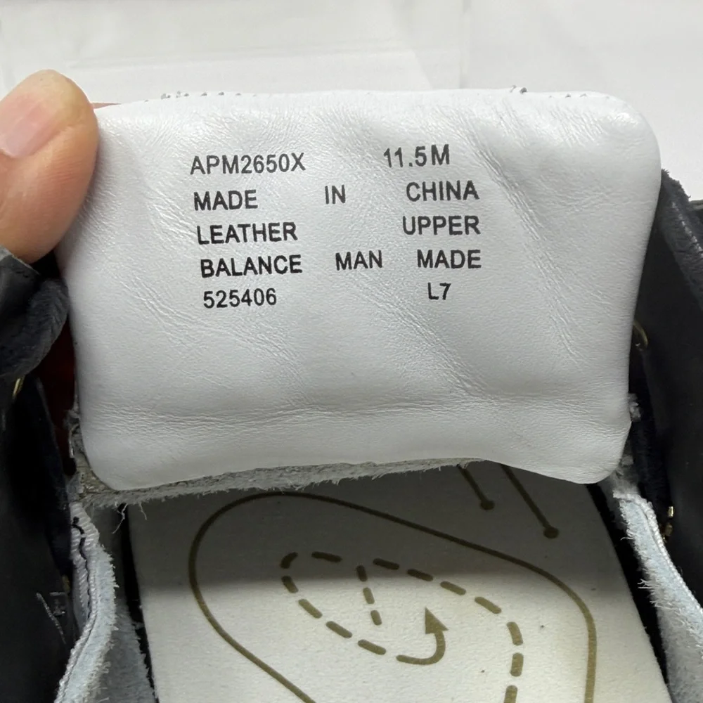 Rockport Leather Black and White Boat Shoes